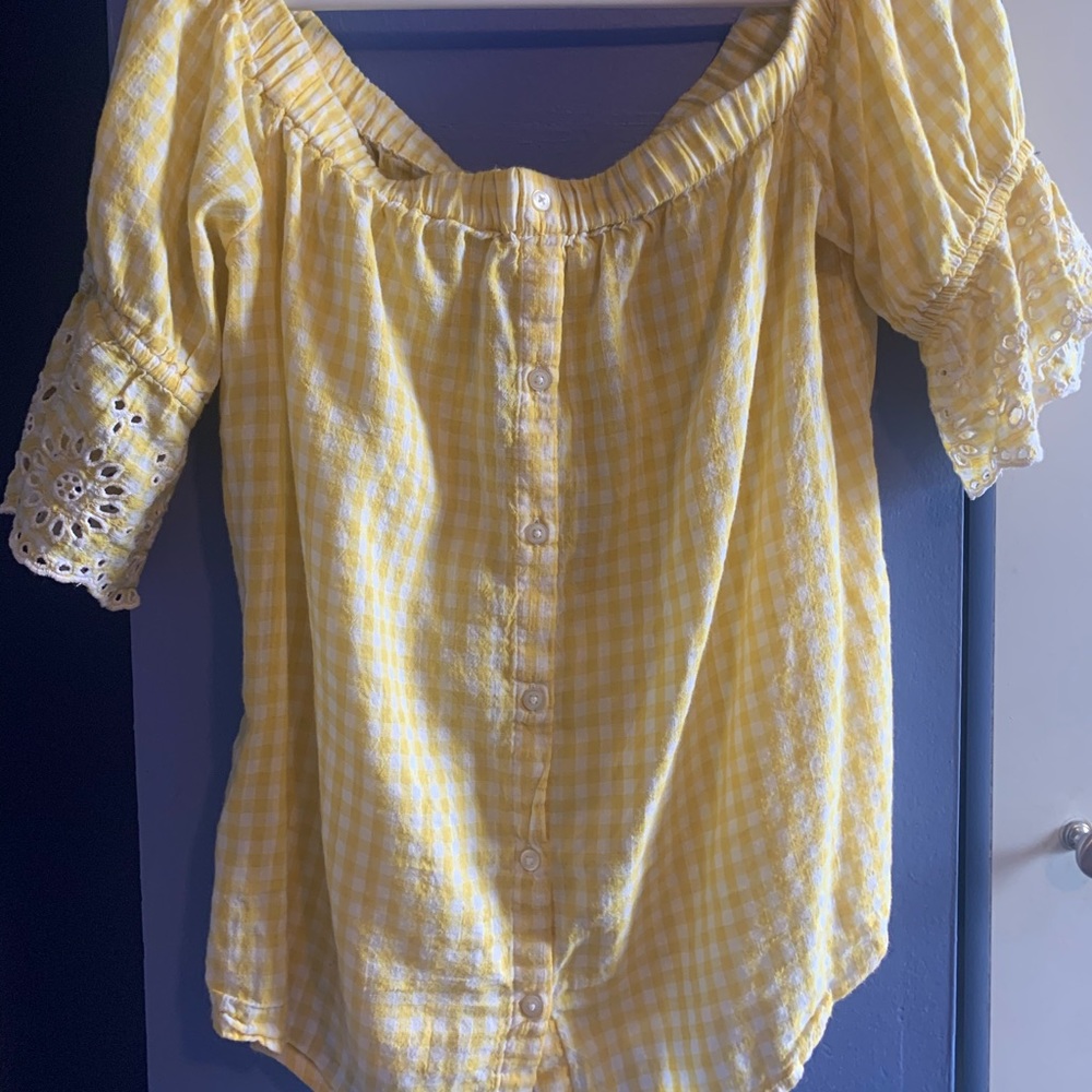 Yellow blouse